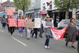 thumbnail: Parents Unite against Respite protest on Gorey's main street on Friday. Pic: Jim Campbell