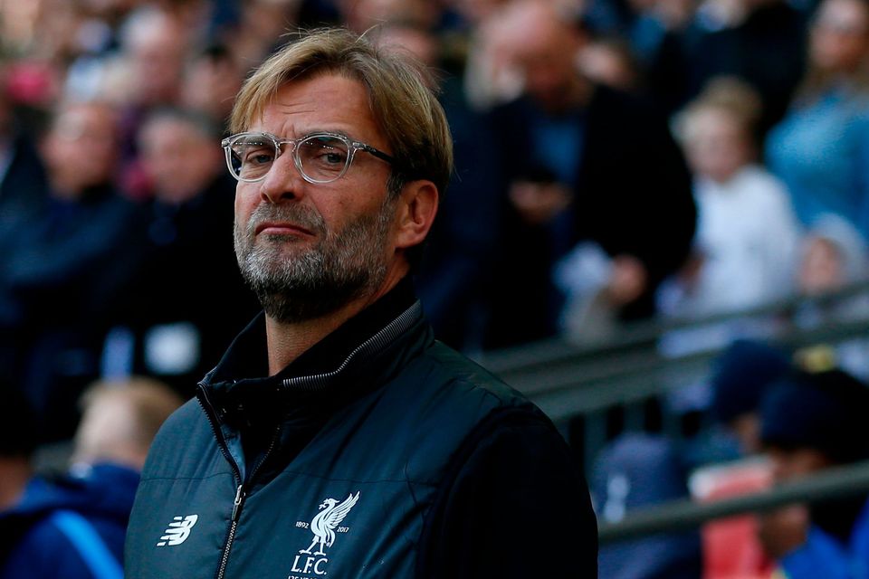 Jurgen Klopp reflects on one of his darkest days as Liverpool manager as his side are hammered by Tottenham at Wembley (Photo credit should read IAN KINGTON/AFP/Getty Images)