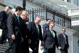 thumbnail: Speakers Lunch Capitol Hill Washington. Speaker Paul Ryan, US president Donal Trump, Congressman Peter King and Taoiseach Enda Kenny. Picture; Gerry Mooney