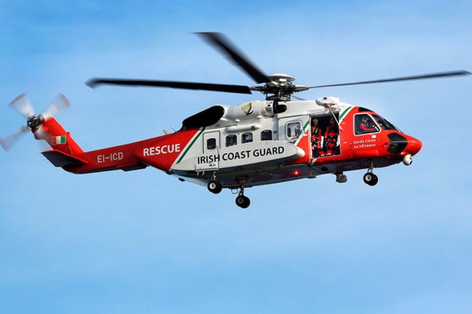 Irish Coast Guard helicopter stock image. Photo: Steve Humphreys