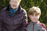 thumbnail: Celia Lancaster with grandson Óisín Hayden.
