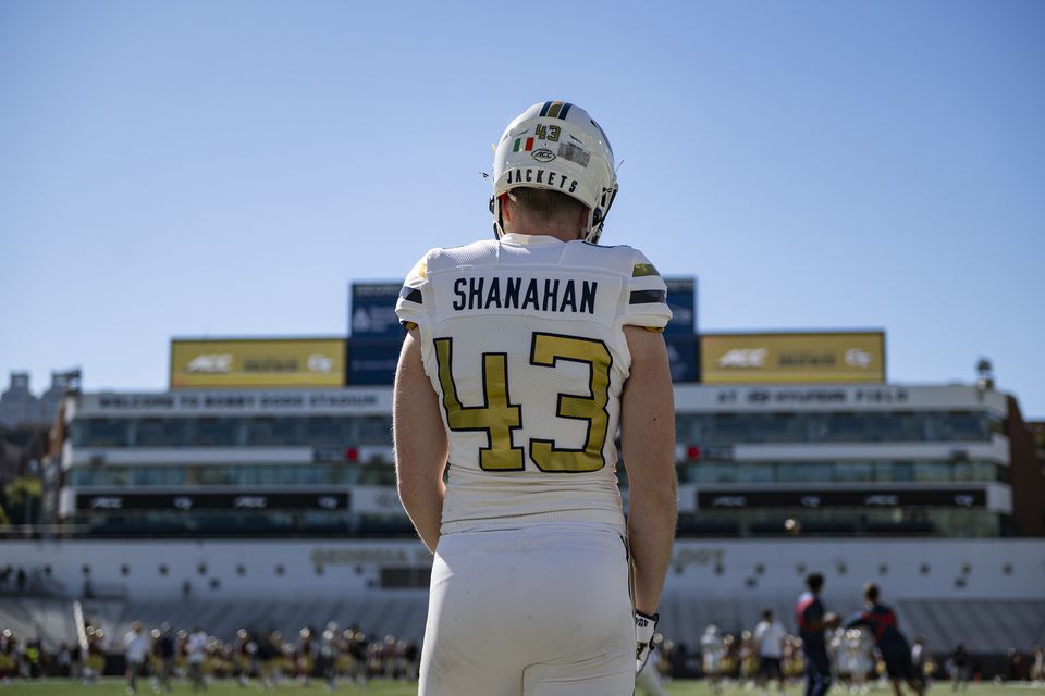 David Shanahan is a punter for the Georgia Tech Yellow Jackets American football team