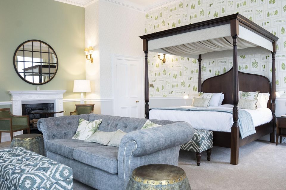 A bedroom at Heythrop Park. Photo: Warner Leisure Hotels/PA.