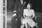 thumbnail: Princess Elizabeth (later Queen Elizabeth II) and her fiance, Philip Mountbatten at Buckingham Palace, after their engagement was announced, 10th July 1947. (Photo by Topical Press Agency/Hulton Archive/Getty Images)