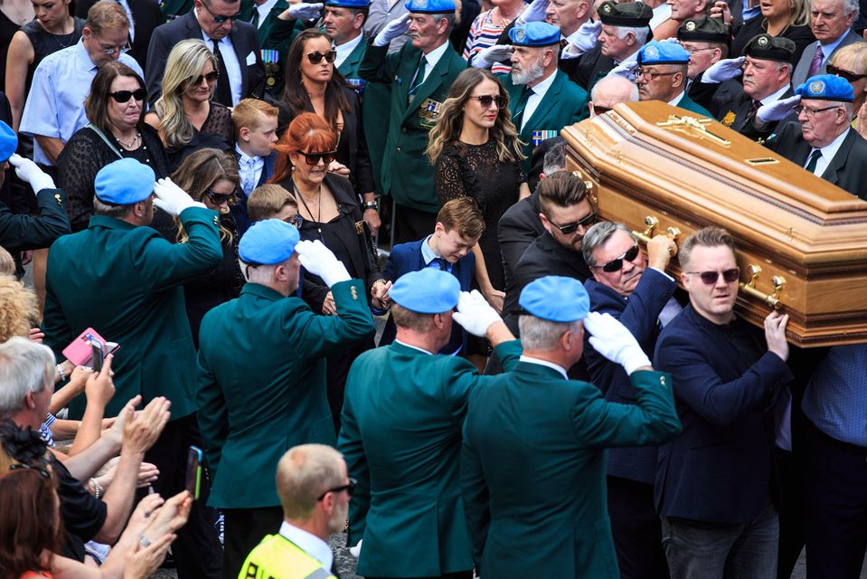 The funeral of Brendan Grace (Photo: Mark Condren)