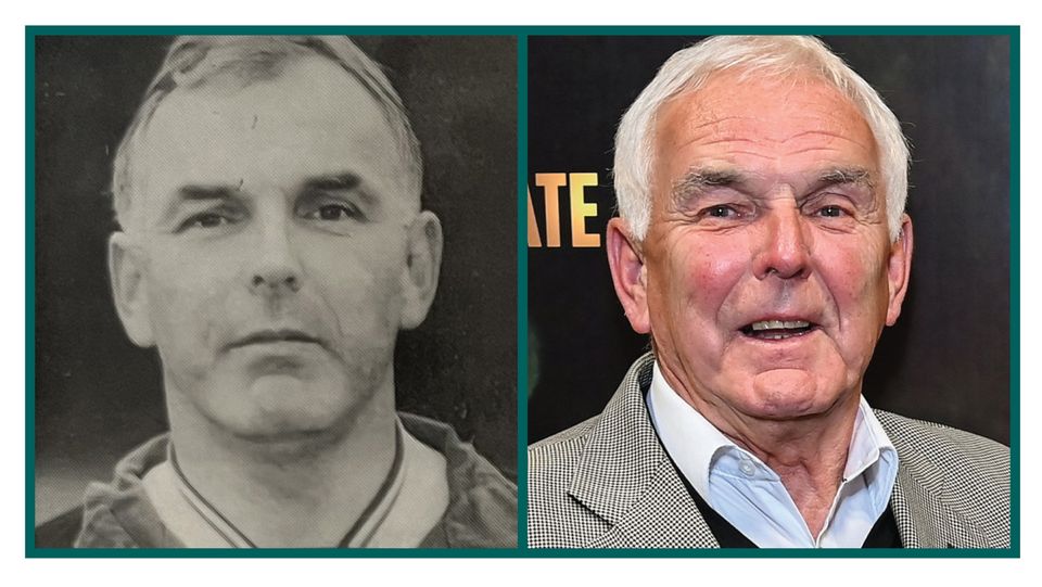 Former Ireland women's manager Mick Cooke when he was younger and in recent times