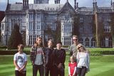 thumbnail: Tony pictured with his brood and his new wife Kathy in Adare Manor