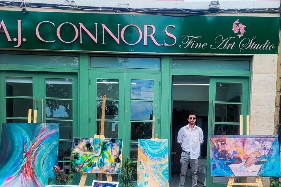 Artist Adam J Connors, Bray. 
