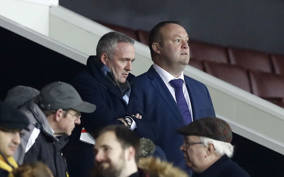Lambert watched last night's game from the stand
