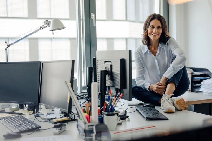 Dear Vicki: I think trainers are inappropriate footwear in the office. Should I ban them?