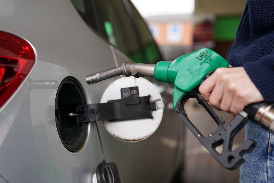 File photo dated 01/09/21 of an E10 petrol pump at a petrol station.