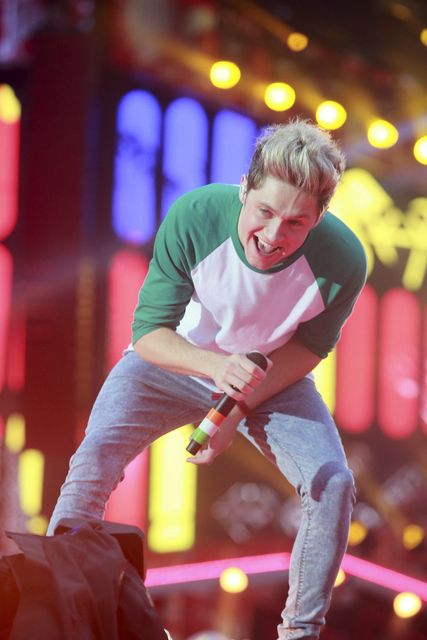 Niall Horan on stage with One Direction in concert at Croke Park, Dublin. Picture:Arthur Carron