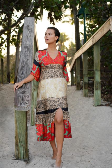 Orange dress, €170, Peruzzi