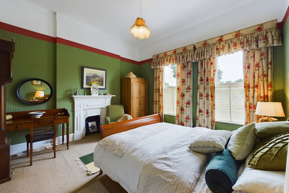 One of the bedrooms at Lissenfield House