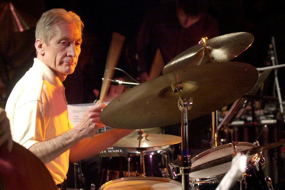Charlie Watts performing with his jazz group The Tentet in Barcelona in 2001. Photo: REUTERS/ Gustau Nacarino/File Photo