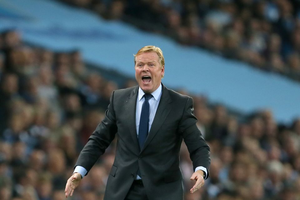 Everton manager Ronald Koeman had mixed feelings after the draw against Manchester City