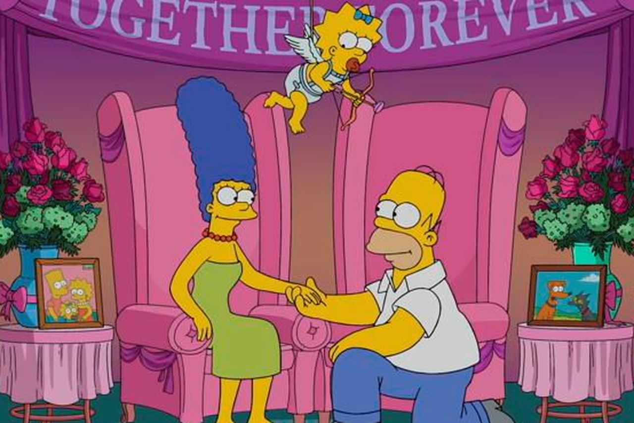 WATCH: Homer and Marge Simpson blast split rumours | Irish Independent