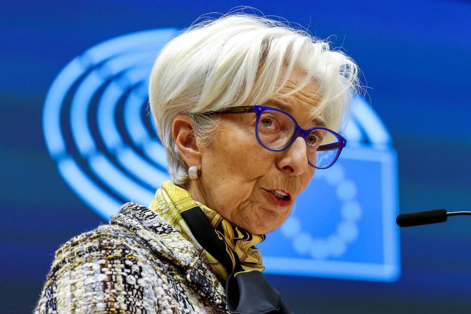 European Central Bank chief Christine Lagarde says she will hold policies steady. Photo: Reuters