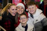 thumbnail: (L to R) Erica Fitzpatrick from Lucan, Courtney Kruger from San Francisco, Bradley Fitzpatrick (7) from Lucan and Nathan Fitzpatrick (12) from Lucan at Dublin Airport. Photo: Gareth Chaney/ Collins Photos