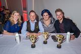 thumbnail: Nuala Carey of RTE, Tiglin CEO Phil Thompson, Tina Koumarianos and Ervinas Merfeldas, judges on the night for Strictly Come Dancing for Tiglin, at the Parkview Hotel, Newtownmountkennedy.