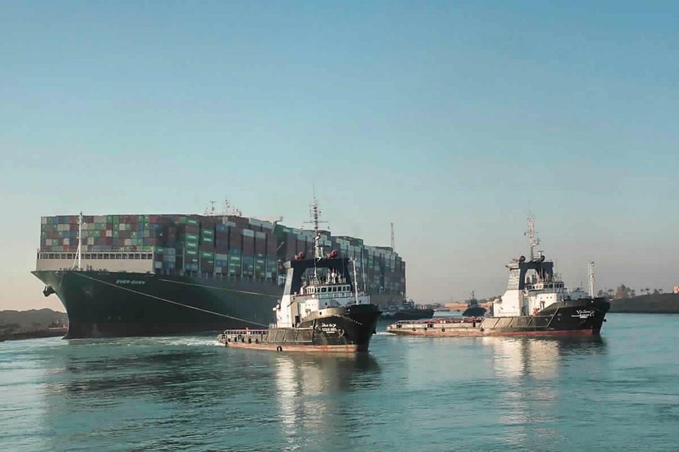 The Ever Given vessel that blocked the Suez Canal is at the heart of current global supply chains