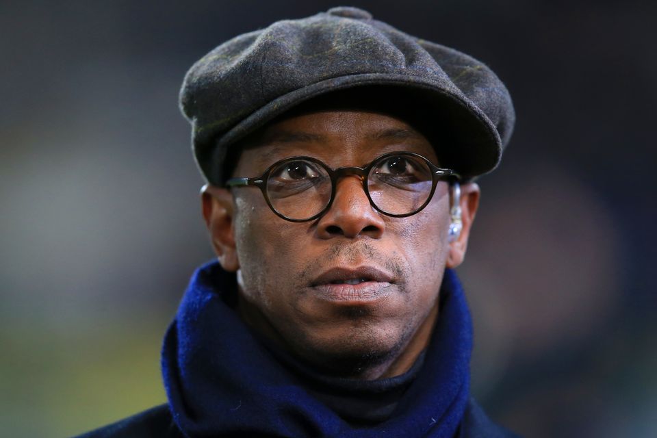 Ian Wright, pictured, has hit back at Mesut Ozil