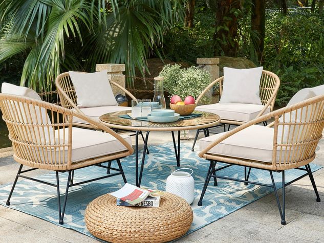 Orla rattan deals lounge set