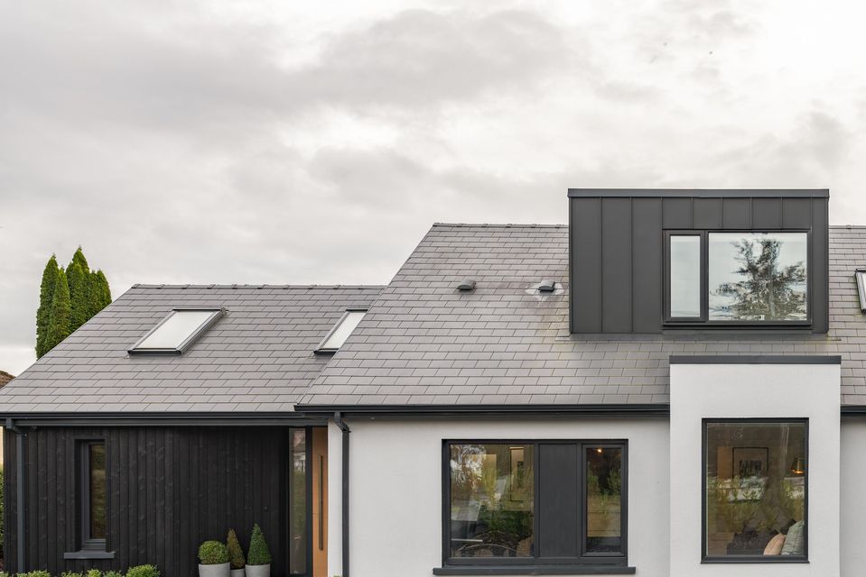 The reimagined bungalow in Co Offaly. Photo: RTÉ