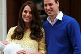 thumbnail: Kate Middleton and Prince William present Princess Charlotte to the world on the steps of the Lindo Wing at St Mary's hospital in London
