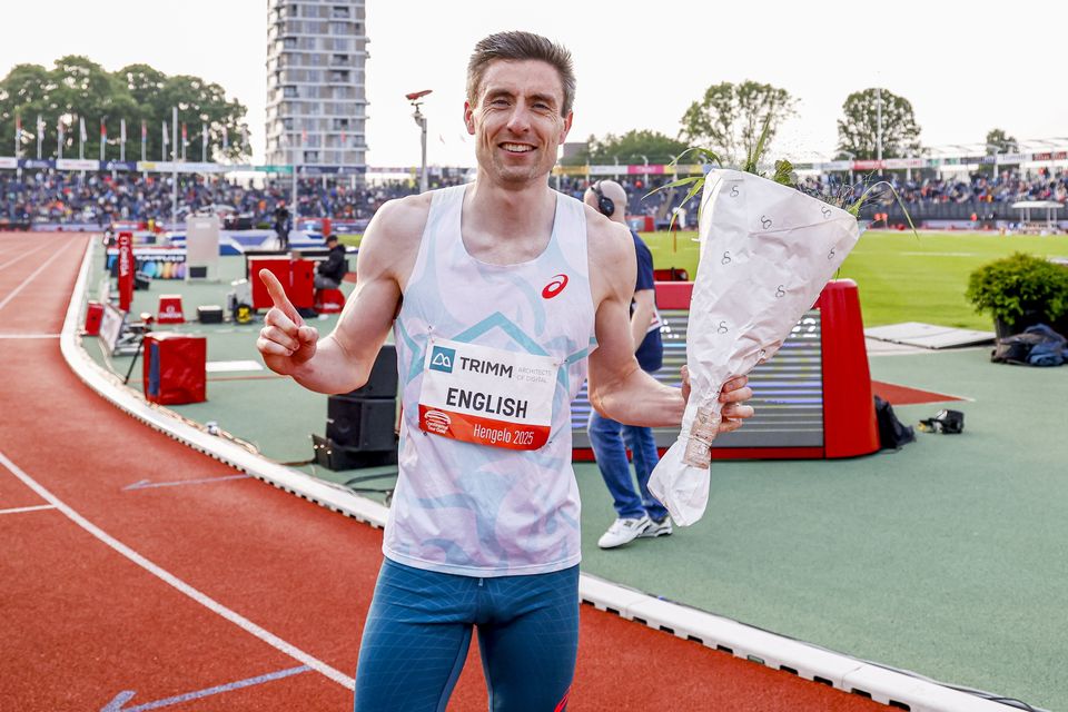 Mark English at the FBK Games in Hengelo, Netherlands. Photo: Getty