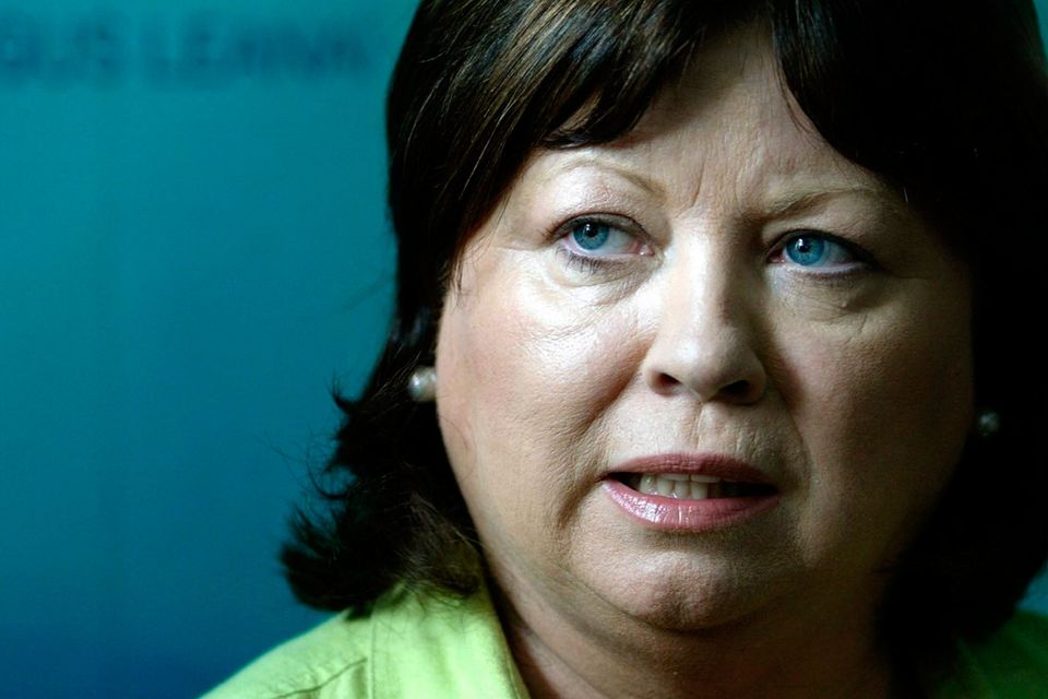 Waiting times: Then health minister Mary Harney set new targets for colonoscopies of a month following a referral back in 2009