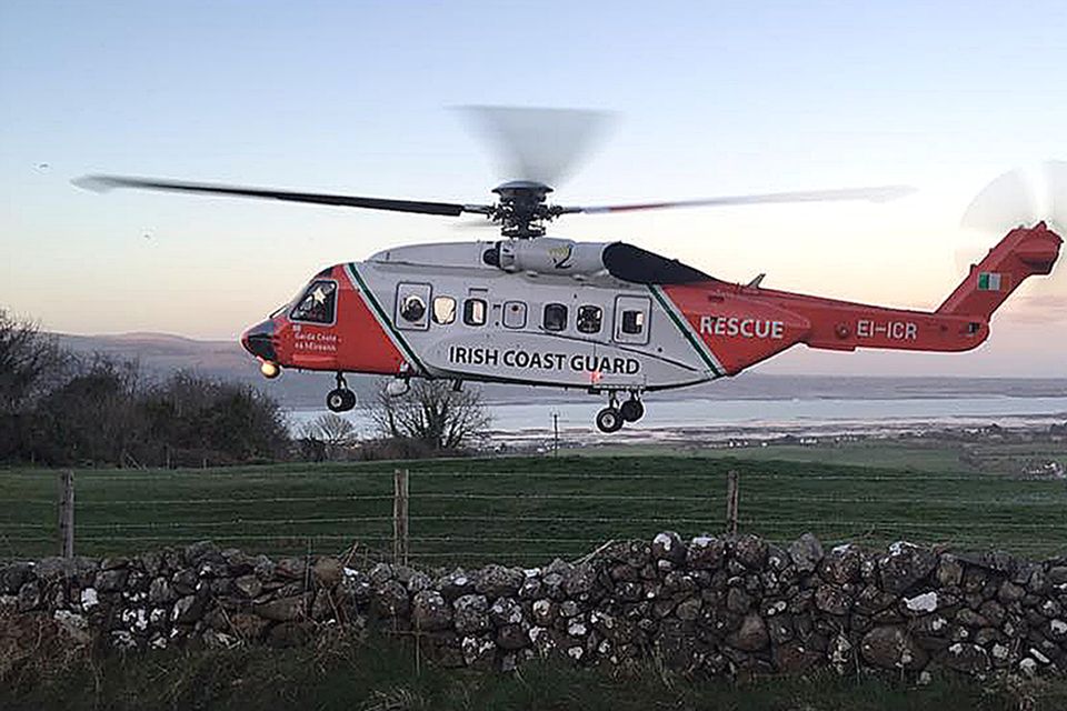 Investigators are now examining the theory that the aircraft suffered a sudden and serious mechanical failure which forced an emergency landing (Picture: Irish Coast Guard/PA)