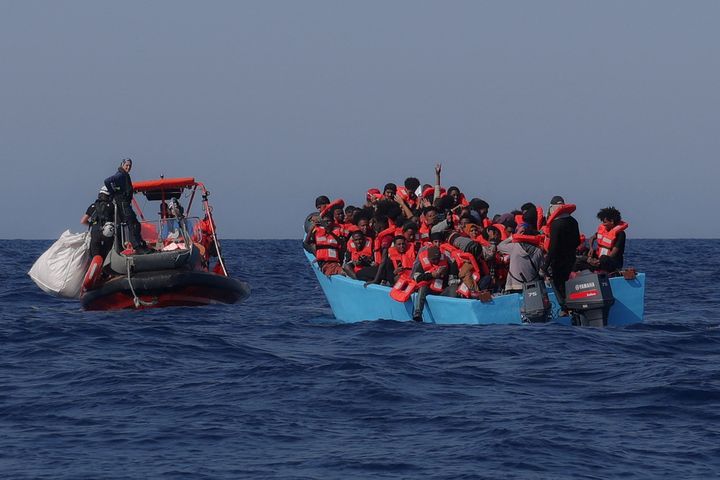 71 people lost at sea as merchant ships rescue 32 survivors in the Mediterranean after migrant boat sinks