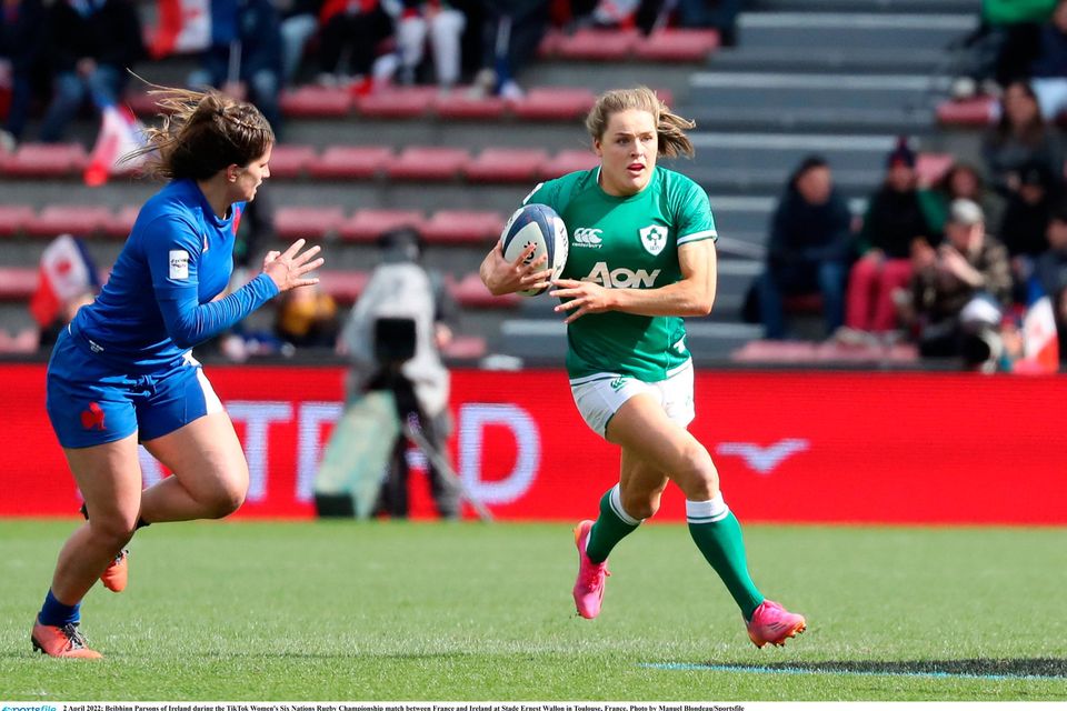 Beibhinn Parsons is a dangerous player and will provide a real threat against the Italians. Photo: Sportsfile