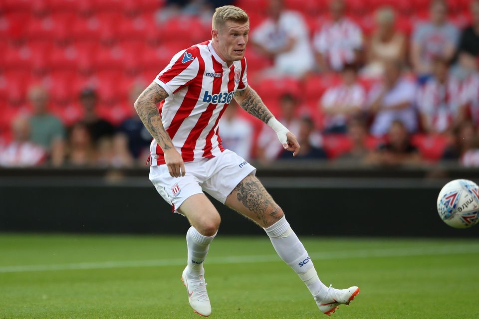 Stoke City’s James McClean will not wear a poppy on his shirt (Nick Potts/PA)