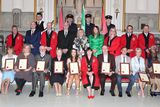 thumbnail: Recipients of the 2023 Mayoral Awards at the ceremony in the Highlanes Gallery.