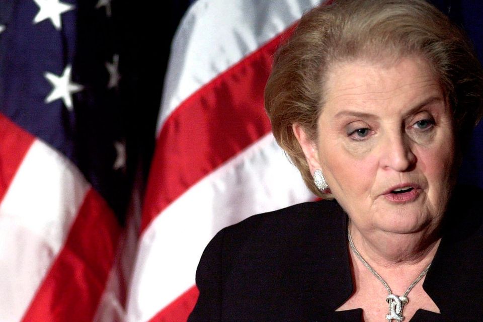 Madeleine Albright lost three of her four grandparents and numerous aunts and uncles in the Holocaust during World War II