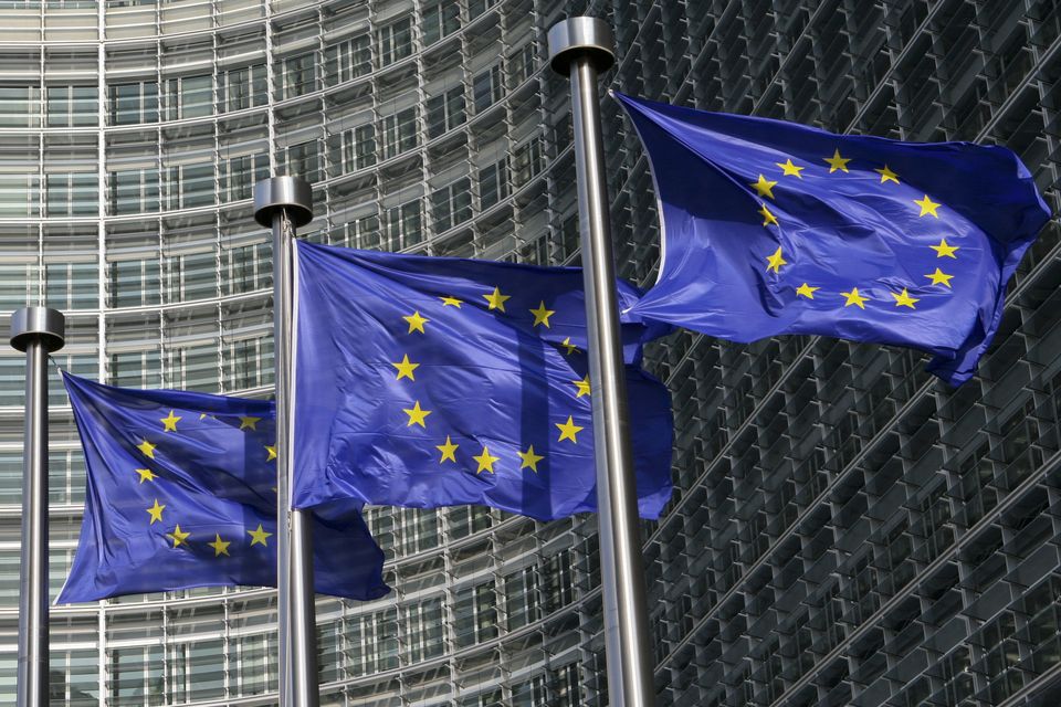 European flags fly in front of the European Commission building in Brussels, Belgium. Photo: Getty Images/iStockphoto