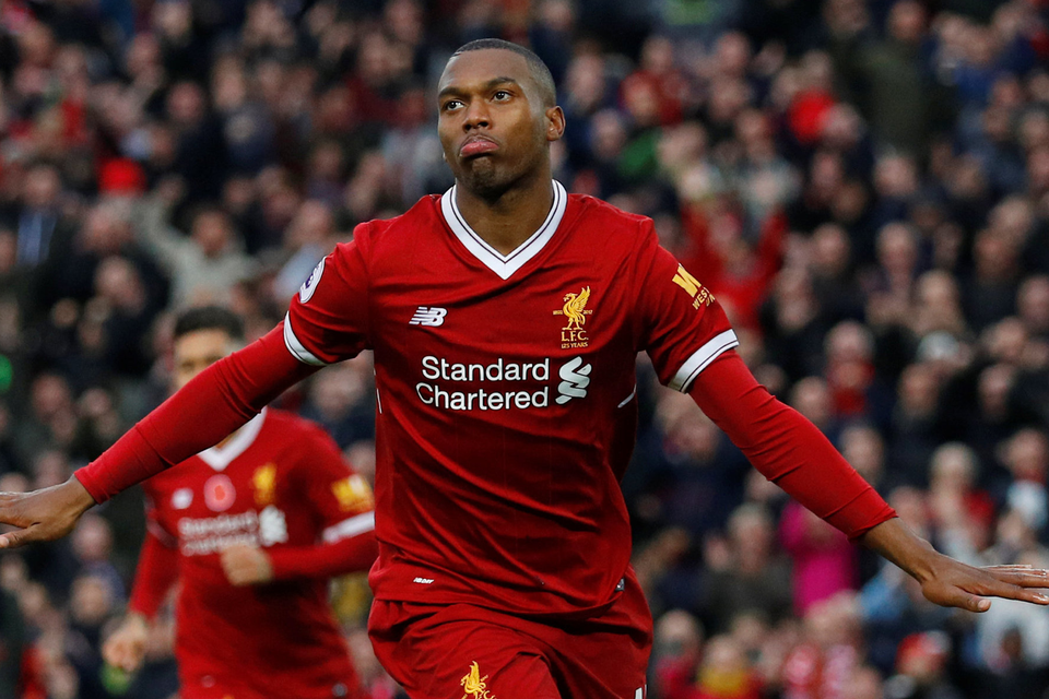 Daniel Sturridge celebrates a goal for Liverpool but he could be on his way soon