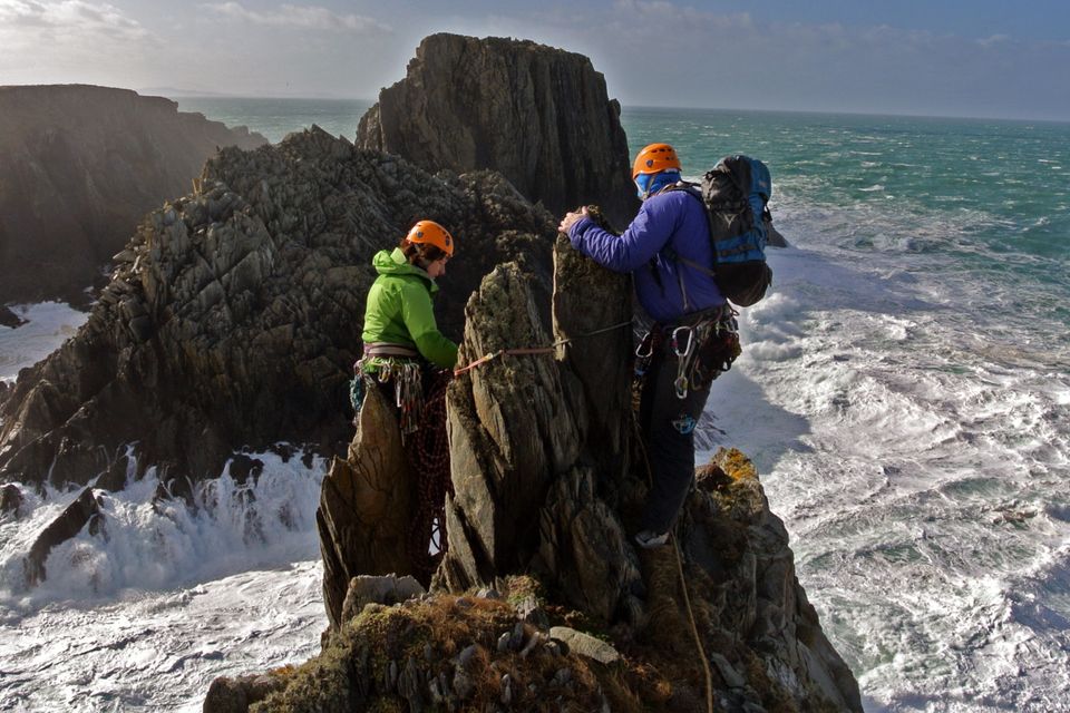 Climbing Sea Stacks in Donegal