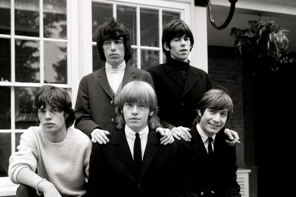 The Rolling Stones, from left, Mick Jagger, Bill Wyman, Brian Jones, Keith Richards and Charlie Watts in 1964. Photo: PA Wire