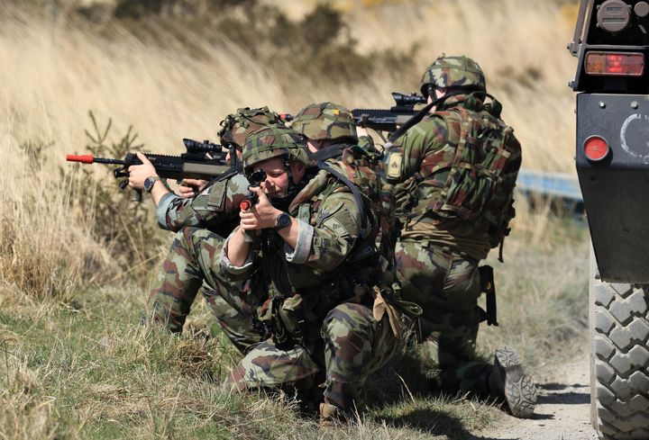 Irish troops take part in intense training exercises to prepare for deployment to Lebanon