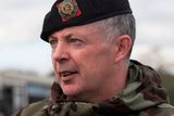 thumbnail: 109th Bn Contigent Commander Lt Col Stephen Howard at the parade in Donegal Town prior to their departure for Lebanon. (North West Newspix)