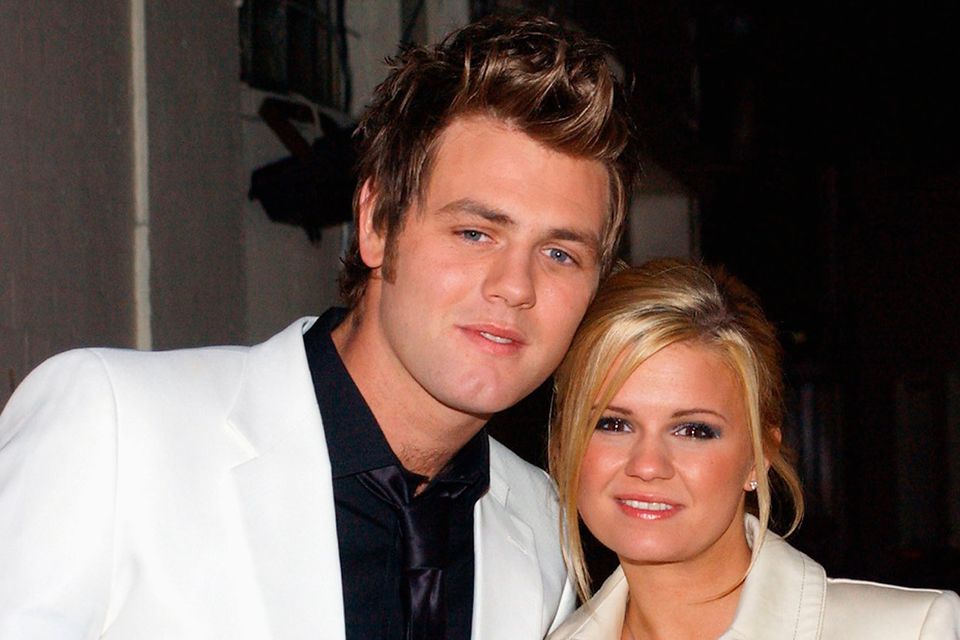 Bryan McFadden and Kerry Katona attend The Meteor Ireland Music Awards after party at Lillies Bordello nightclub, Dublin, Ireland March 02, 2004. (Photo by ShowBiz Ireland/Getty Images)