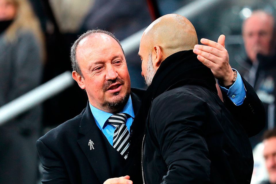 Rafael Benitez was unapologetic for Newcastle’s approach against Manchester City   Photo: PA