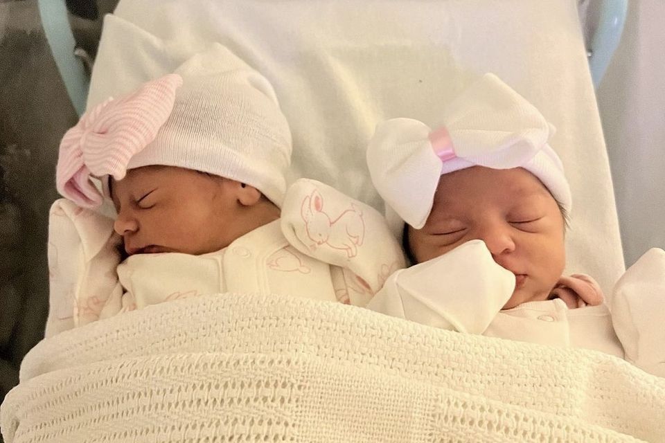 Dani Dyer has announced the birth of twins with partner Jarrod Bowen Photo: Dani Dyer/Instagram