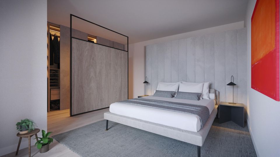 CGI of a bedroom