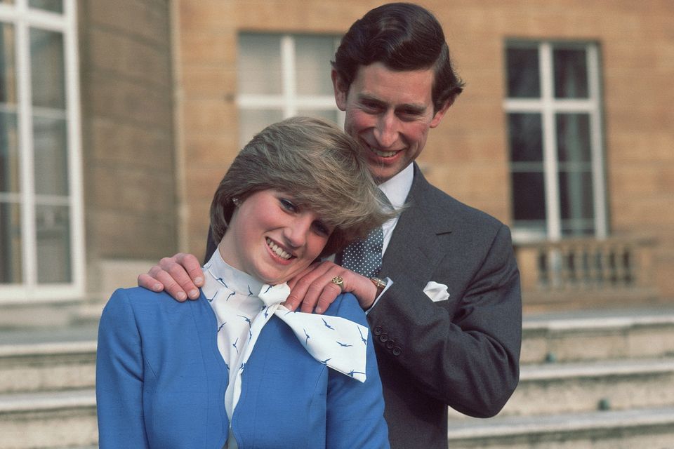 A blouse worn by Princess Diana for her engagement portrait is expected to sell for thousands of pounds at an auction. Photo: Getty