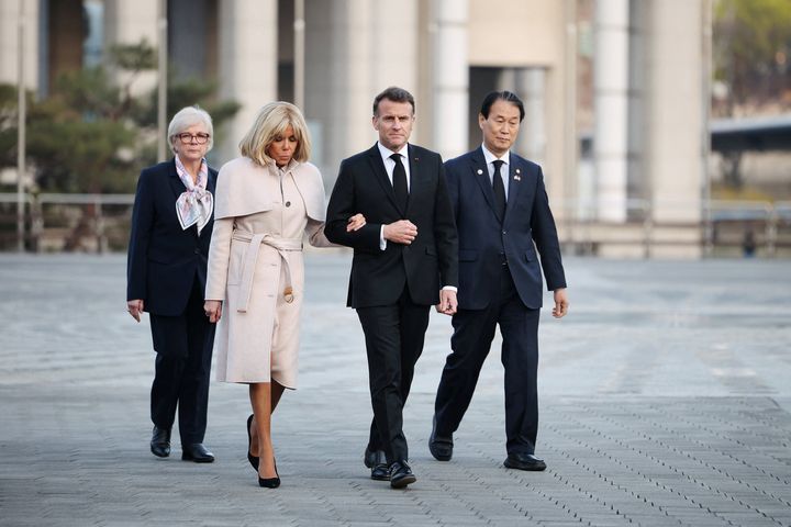 ‘Not elegant or up to standard’ – Emmanuel Macron decries Donald Trump’s jibe about him being shoved by wife Brigitte