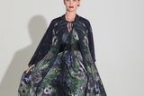 thumbnail: 'Midnight in Bloom' crepe de chine cape, €795, and silk twill dress, €550, made to order from Éadach by Sara O'Neill. Photo: Sasko Lazarov